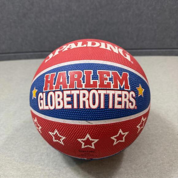 Spalding Other - Spalding Harlem Globetrotters Basketball Full Size Adult Red-White-Blue Stars